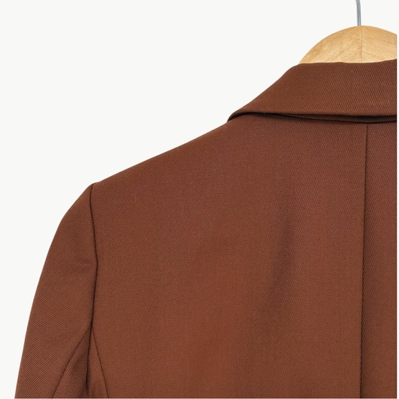 NWT Sézane Michele Double Breasted Blazer | Sz 36 (US 4) | Chocolate Brown - Picture 9 of 16